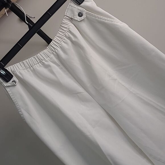 Donnkenny D.K. Gold white cotton pants 2 pockets - Picture 2 of 6